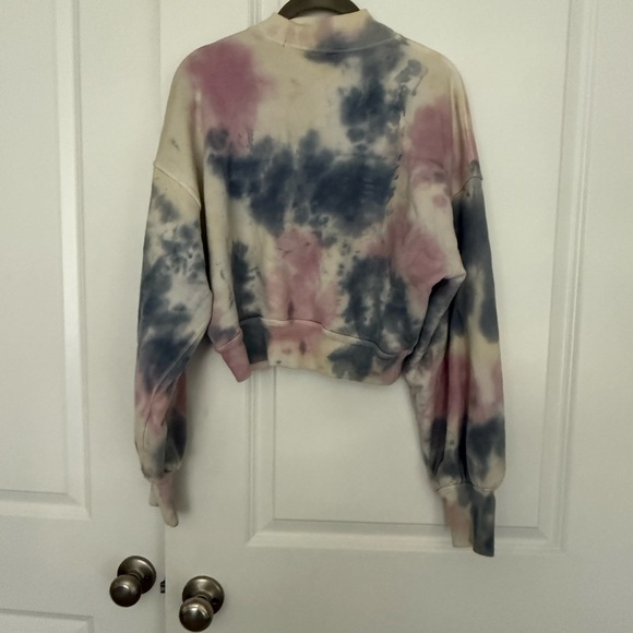 Spiritual Gangster Tie-Dye Sweatshirt - Blue, Pink, Cream - Picture 3 of 3